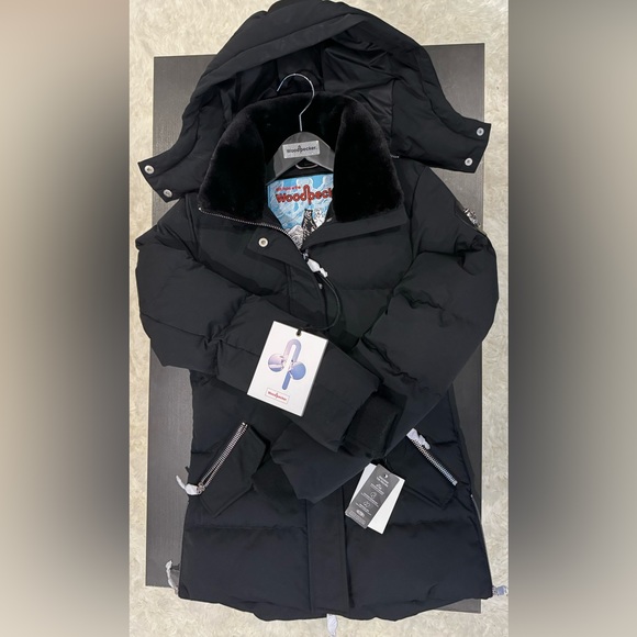 WOODPECKER WOMEN'S BUMNESTER 3/4 COAT - BLACK DIAMOND - Picture 7 of 9